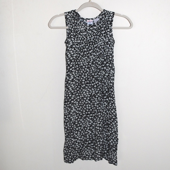 Talbots Other - Talbot's Kids Black and White Floral Dress Size 7